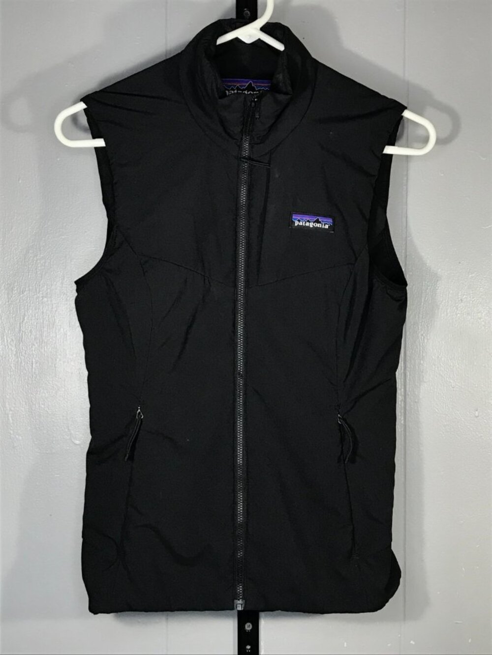 Patagonia Vest Womens XXS Black Nano Air Insulated Full Zip Sleeveless Outdoors